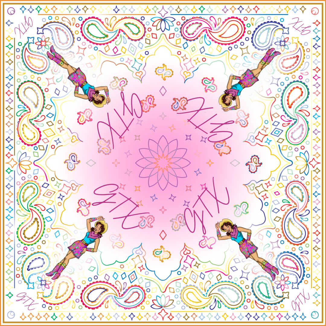 GTX Paisley Scarf (Spring 2025) IN STOCK NOW