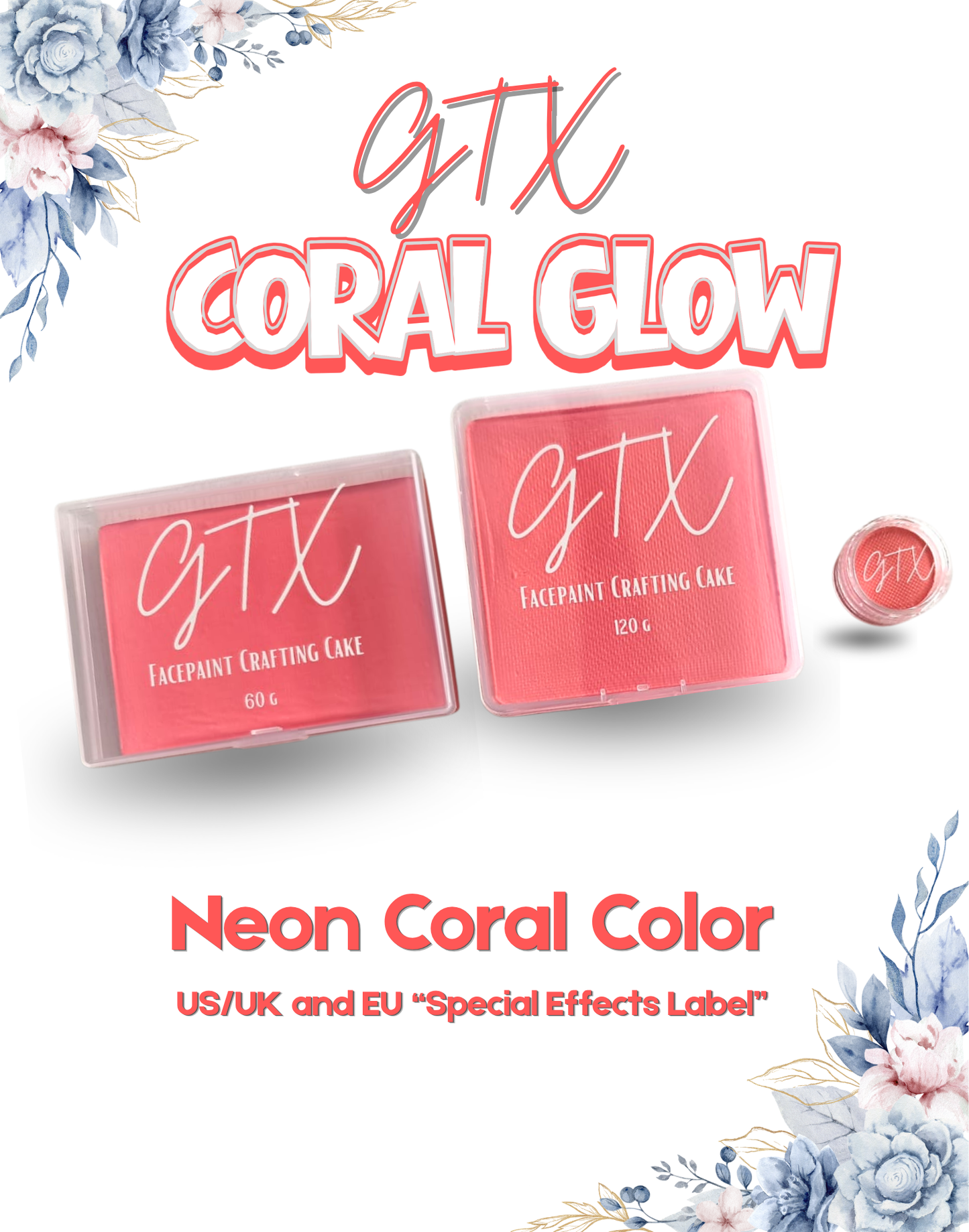 Coral Glow- Neon- Coral
