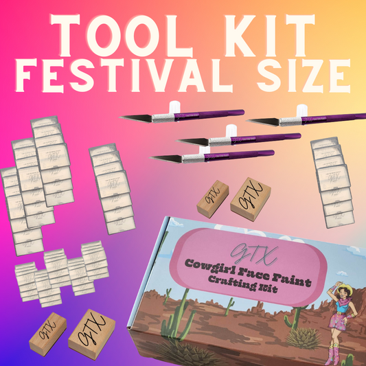 Crafting TOOL Kit. (No paints)- FESTIVAL SIZE
