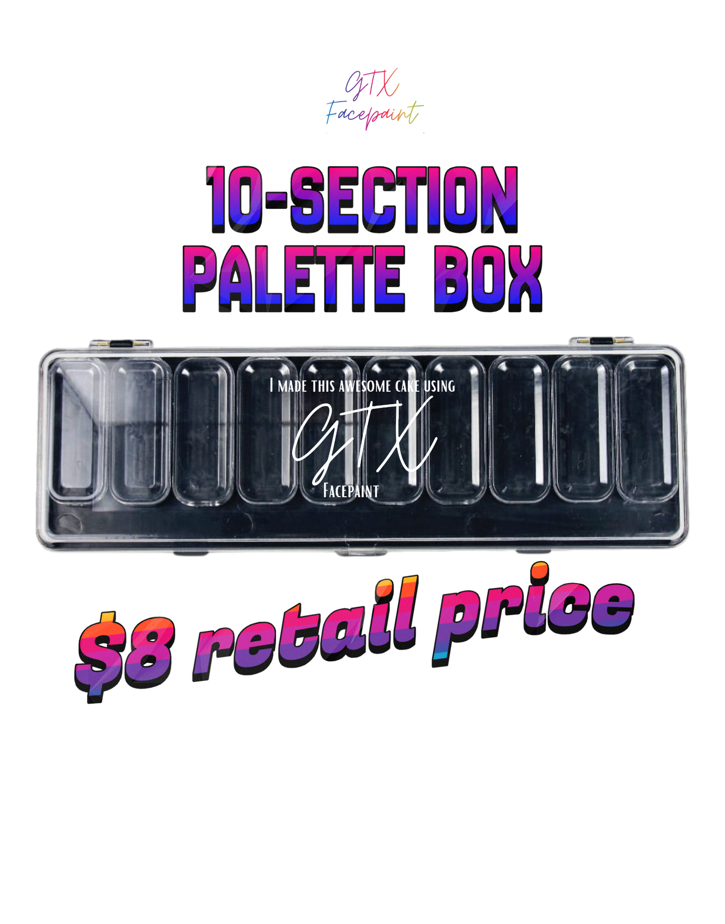 Palette Box- 10-section